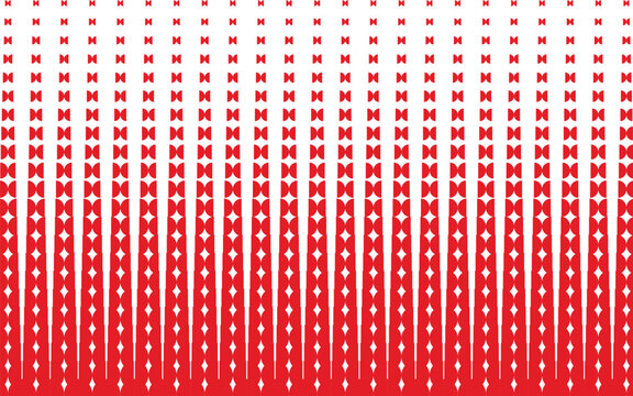 Abstract Red and White Geometric Pattern. Modern Halftone Design, Vibrant Energy, Graphic Texture.