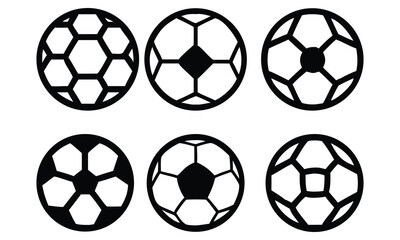 A soccer ball set for playing a fun team game