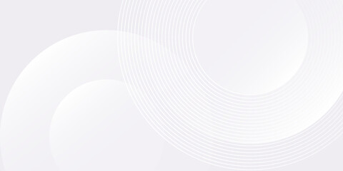 Abstract grey background with dynamic circle simple art