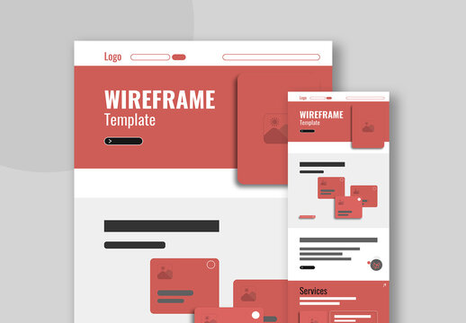 New Clean Wireframe Design