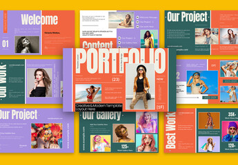 Portfolio Presentation Template Layout