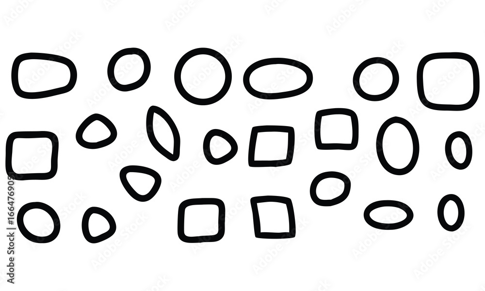 Poster a colorful set of number icons for web and social media design