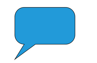 blue speech bubble icon