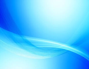 Fototapeta premium Abstract blue waves background (1)