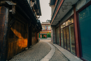 Obraz premium Beijing, china - 2 may 2025 Qianmen Commercial Street 