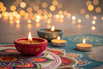 Happy diwali background, Creative happy diwali decorative diya illustration, Happy diwali post design, diwali or dipavali festival, Colorful happy diwali instagram post
