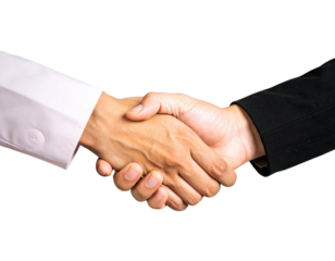 business people shaking hands