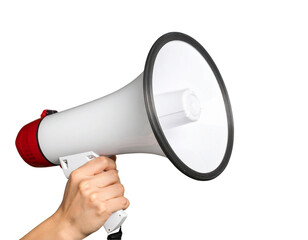 businessman with megaphone