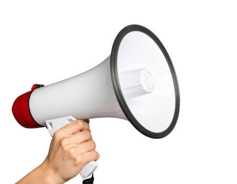 businessman with megaphone