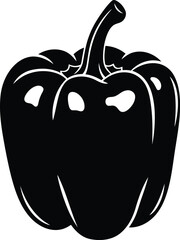 Elegant black wooden park bench isolated on white simple design vector