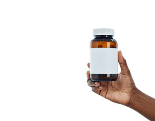 hand holding a bottle