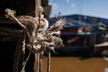 ropes on a ship