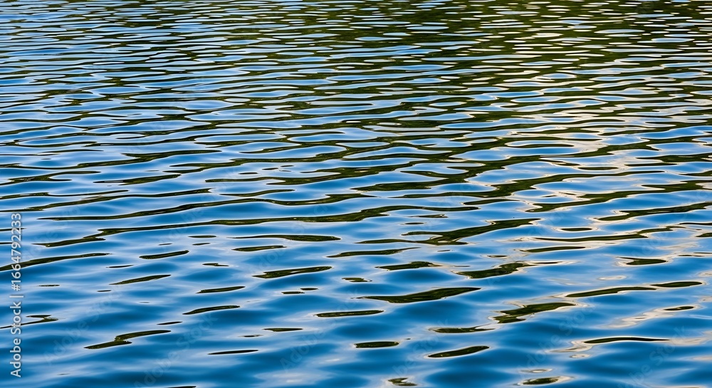 Aufkleber the gentle ripples on the waters surface create a mesmerizing pattern, reflecting the sky above and 