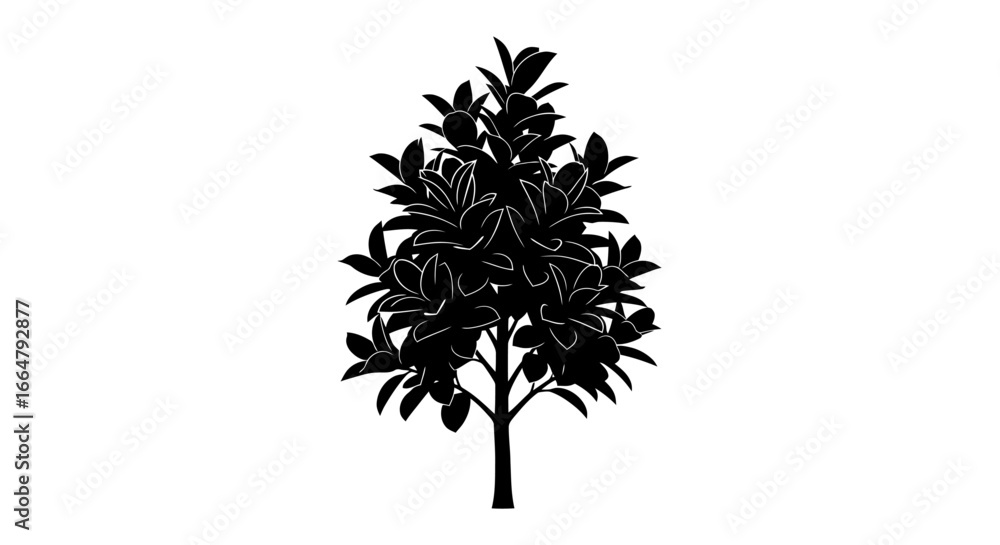 Poster highresolution transparent background tree silhouette perfect for design projects websites and app i