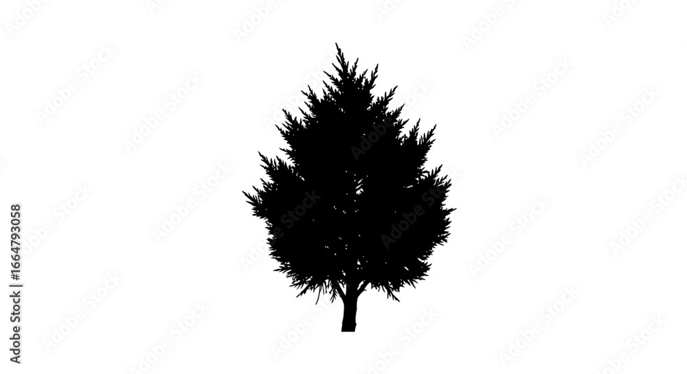 Poster highresolution transparent background tree silhouette perfect for design projects compositions and d