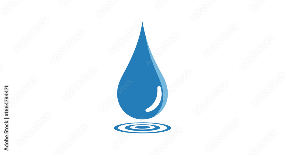 Poster highresolution transparent background water drop illustration perfect for websites apps and design p