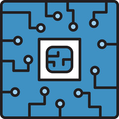 circuit board icon
