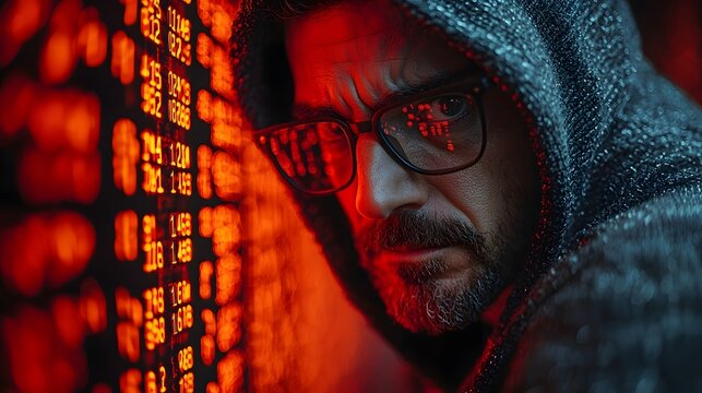 Forensic IT Specialist Analyzing Deep Web Transactions for Fraudulent Activity