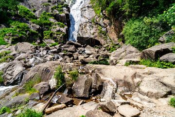 Hiking to the Barbianer Waterfalls in South Tyrol 