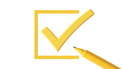check mark icon isolated on white background or isolated on transparent background, cut out PNG