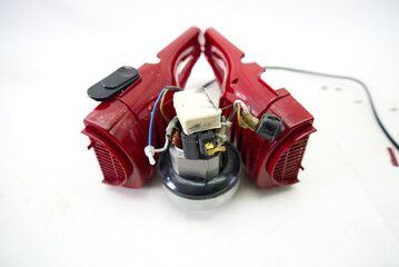 Fototapeta premium Vacuum cleaner assembled and disassembled