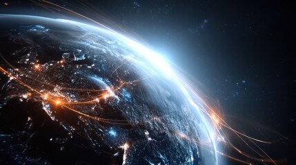 Global network earth