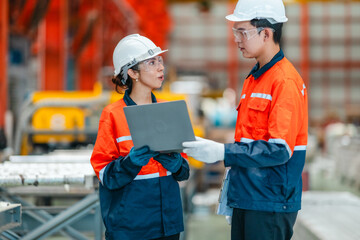 Strategic Discussion at Metal Sheet Factory
