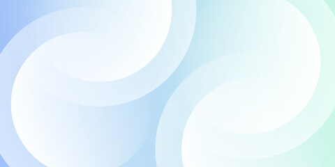 minimalist banner backgriund.colorful.soft blue green gradations.circle effect style.memphis.eps 10