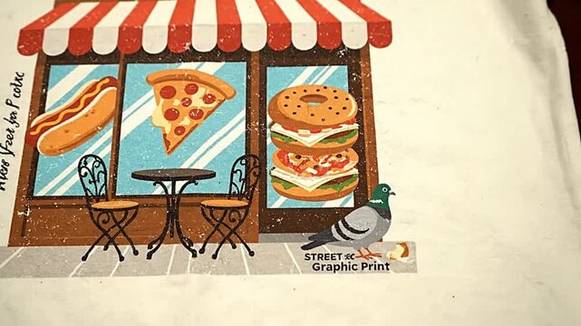 "Street Bites and City Slices &ndash; Classic New York Eats"
A fun visual tour of iconic NYC street food&mdash;from bagels and burgers to pizza and pigeons