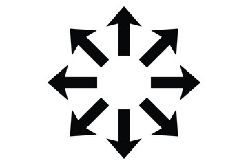 black diagonal arrow flat vector icon set with transparent background for website app and ui design