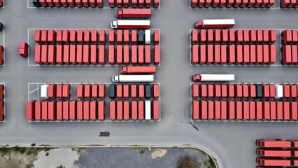 A container matrix overlooking