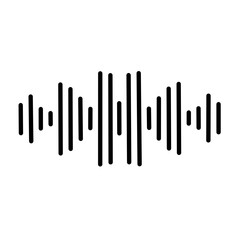 Podcast sound waves vector