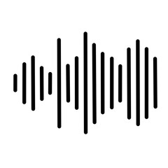 Podcast sound waves vector