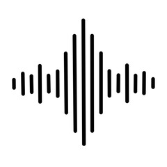 Podcast sound waves vector