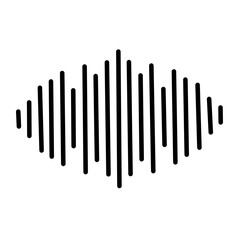 Podcast sound waves vector