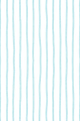 Seamless pattern lines blue watercolor on white background