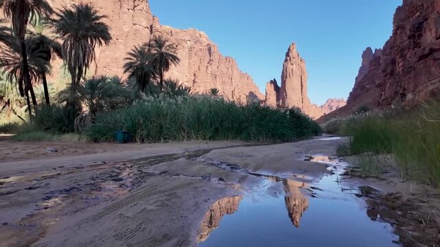 Wadi Al disah Saudi Arabia Deserts canyon Middle East exotic nature landscape 