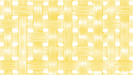 Yellow and white tartan seamless pattern. Plaid background with blue stripes.	