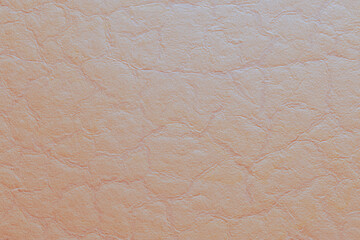 Crumpled paper in beige and pale green tones, canvas for advertising design, space for inscriptions