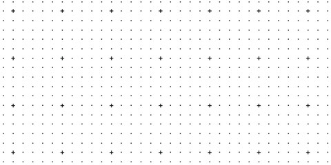Seamless square grid texture, grid line paper sheet with crosses and lines, blank grid sheet for technology, drawing and architecture draft, texture of square graph paper, notebook pattern 