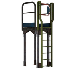 Platform access stair
