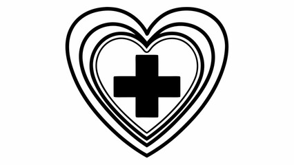 Obraz premium shield with heart