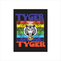 TYGER T-SHIRT DESIGN ,  this design is very nice and excellent for the people, this design is text . TYGER.