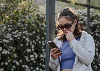 young woman talking on mobile phone