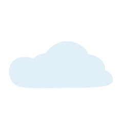 Blue cloud illustration