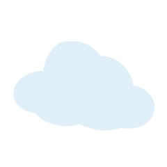 Blue cloud illustration