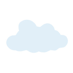 Blue cloud illustration