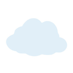 Blue cloud illustration