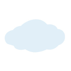 Blue cloud illustration