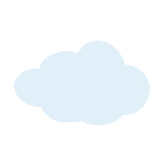 Blue cloud illustration